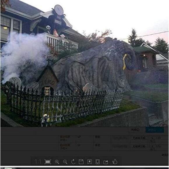 2PCS Super Size in Halloween Creepy Gray Black Purple White Cloth - Picture 7 of 8